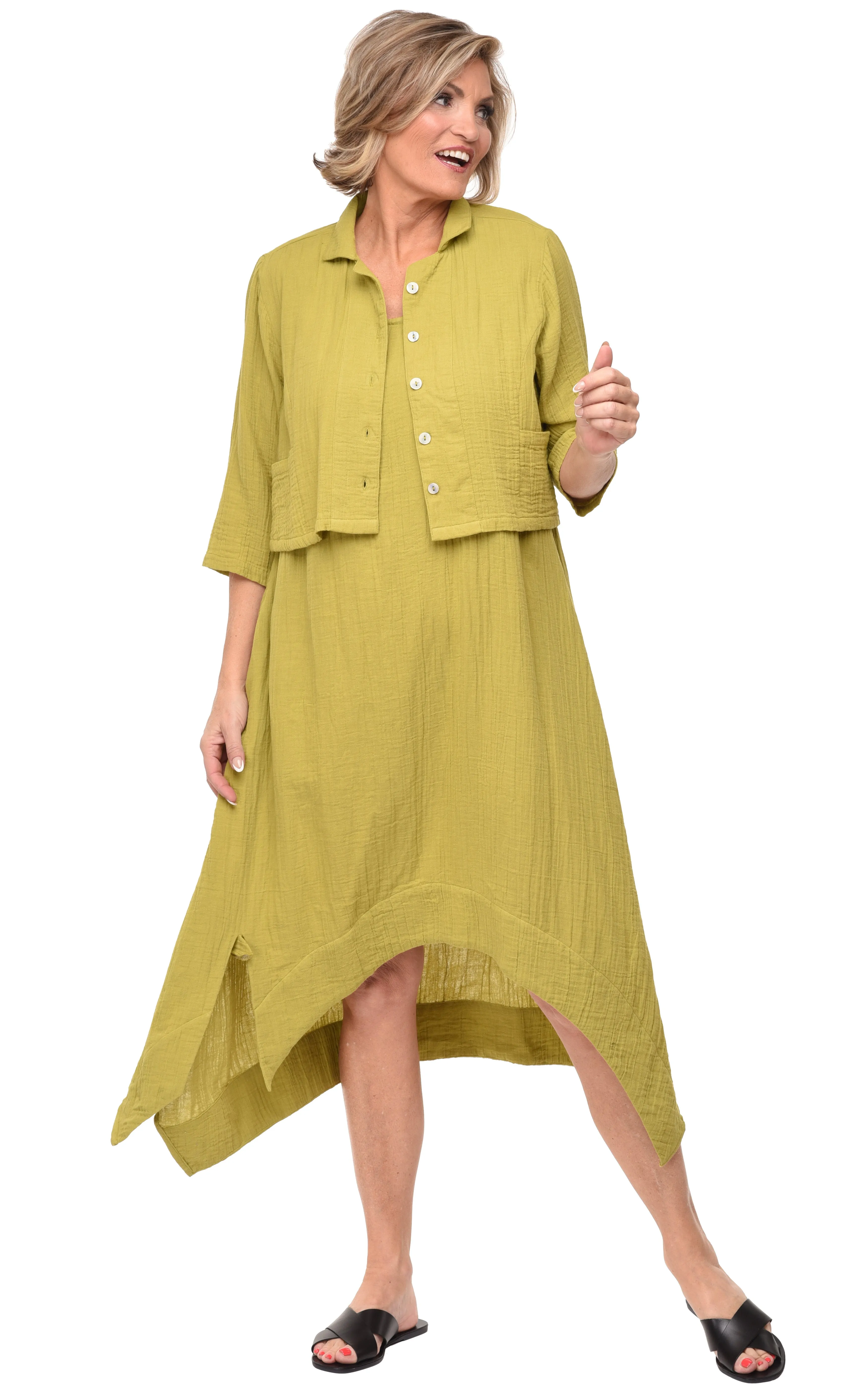 Parker Womens Jacket Top in Sweet Pea