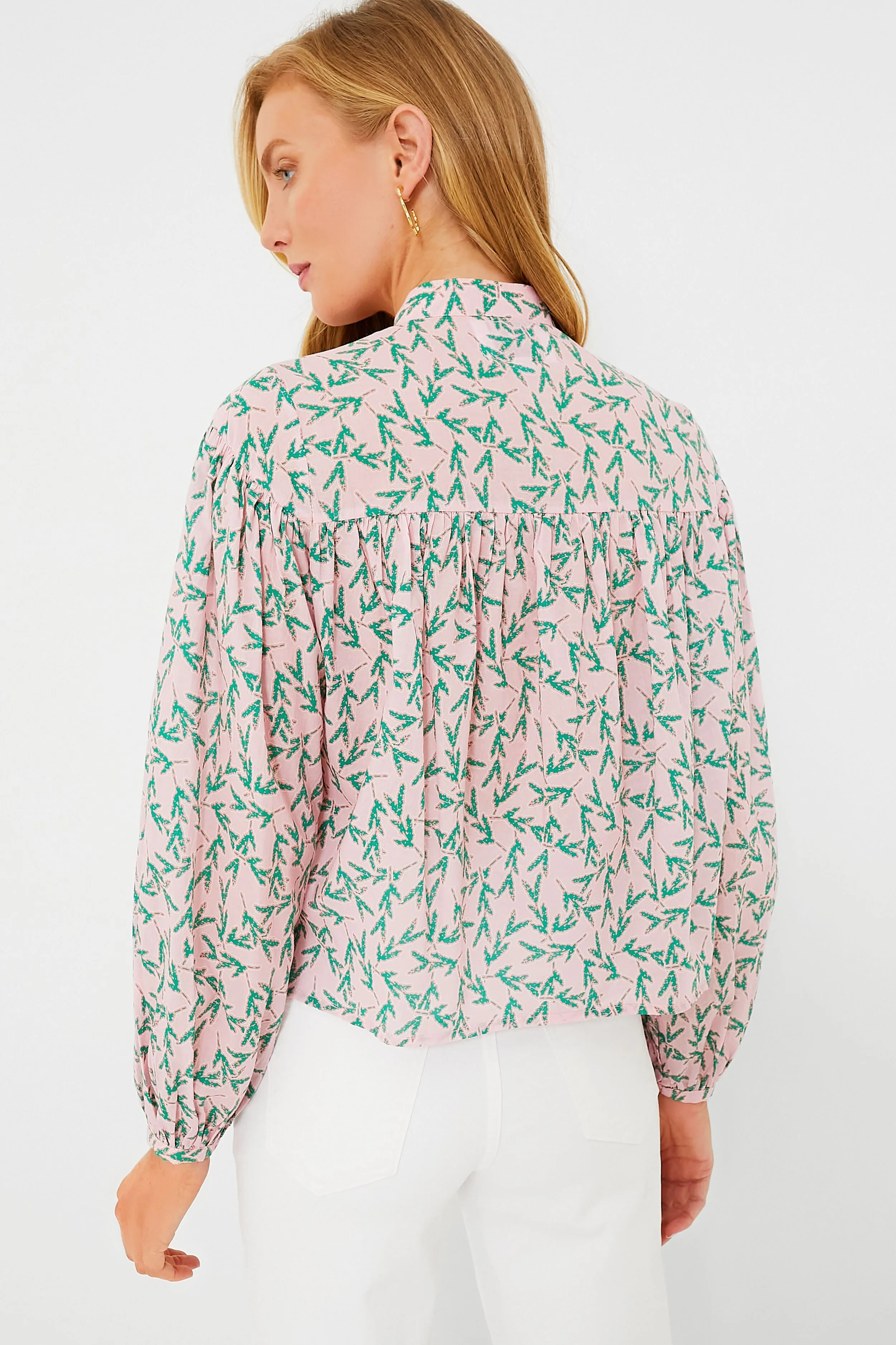 Pink and Green Print Logan Shirt