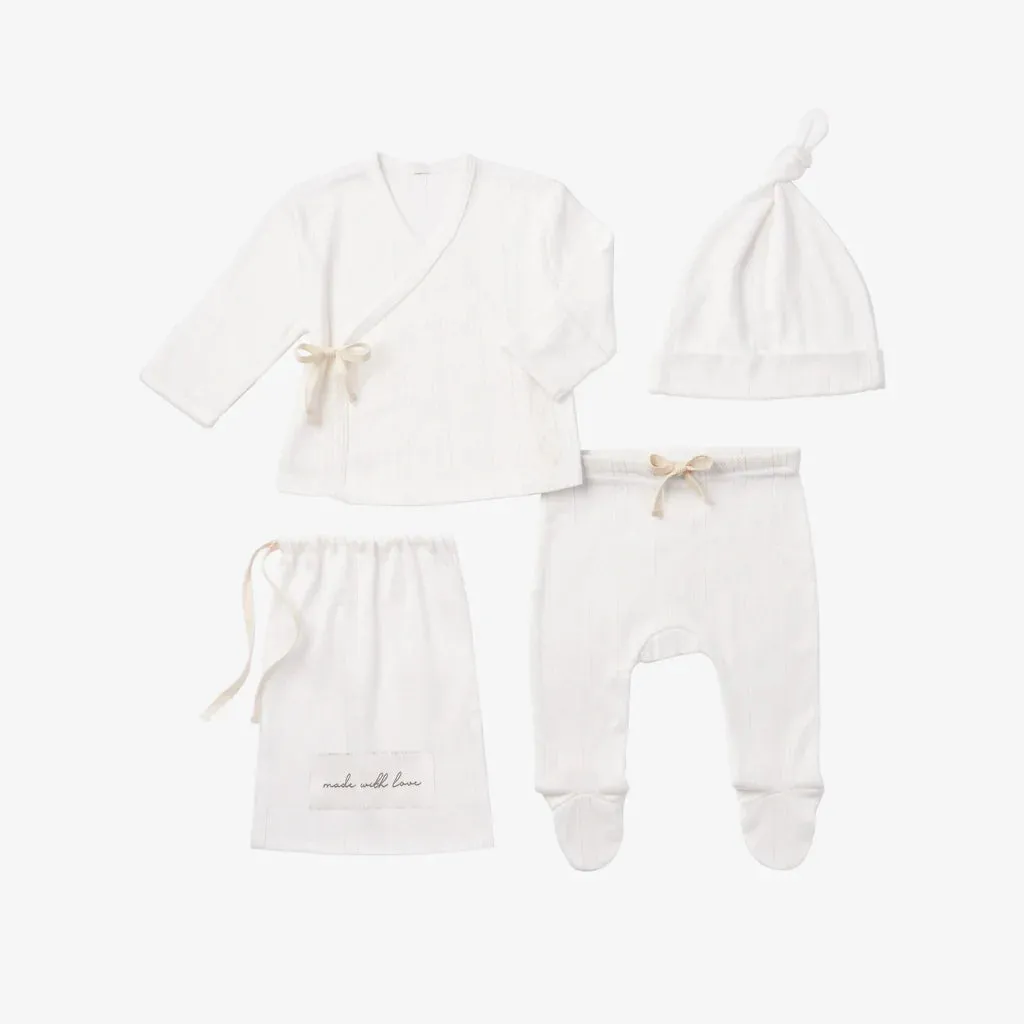 Pointelle Layette Gift Set