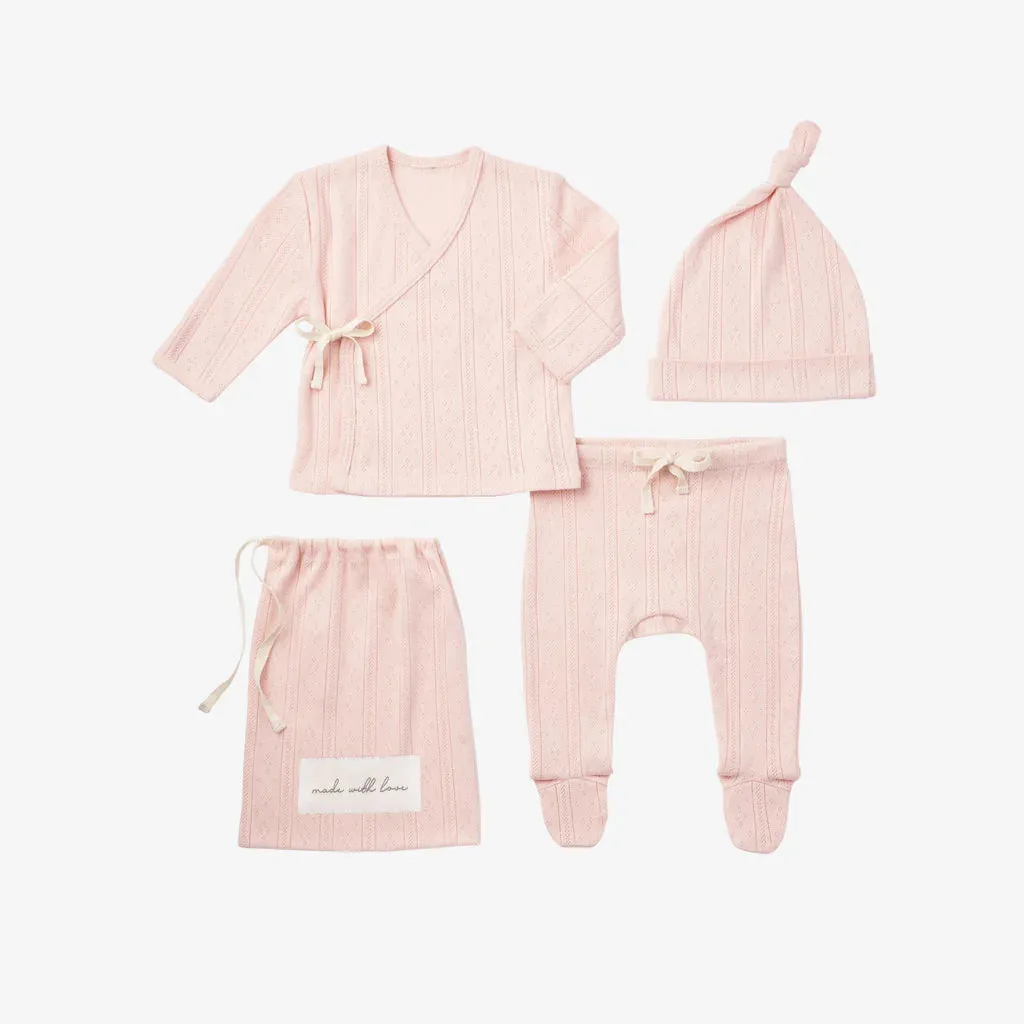 Pointelle Layette Gift Set