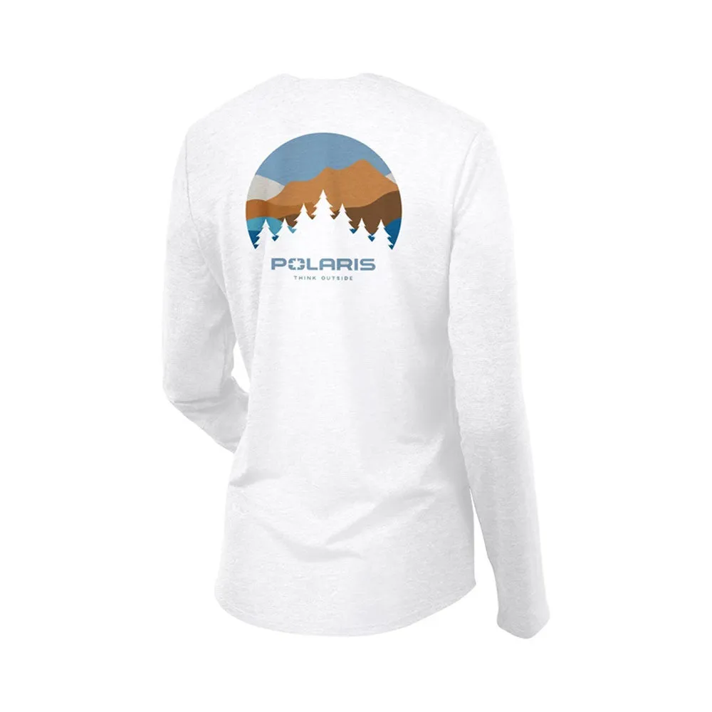 Polaris Women's Adventure Long-Sleeve T-Shirt White