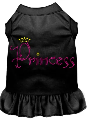 Princess Rhinestone Dress Black 4x