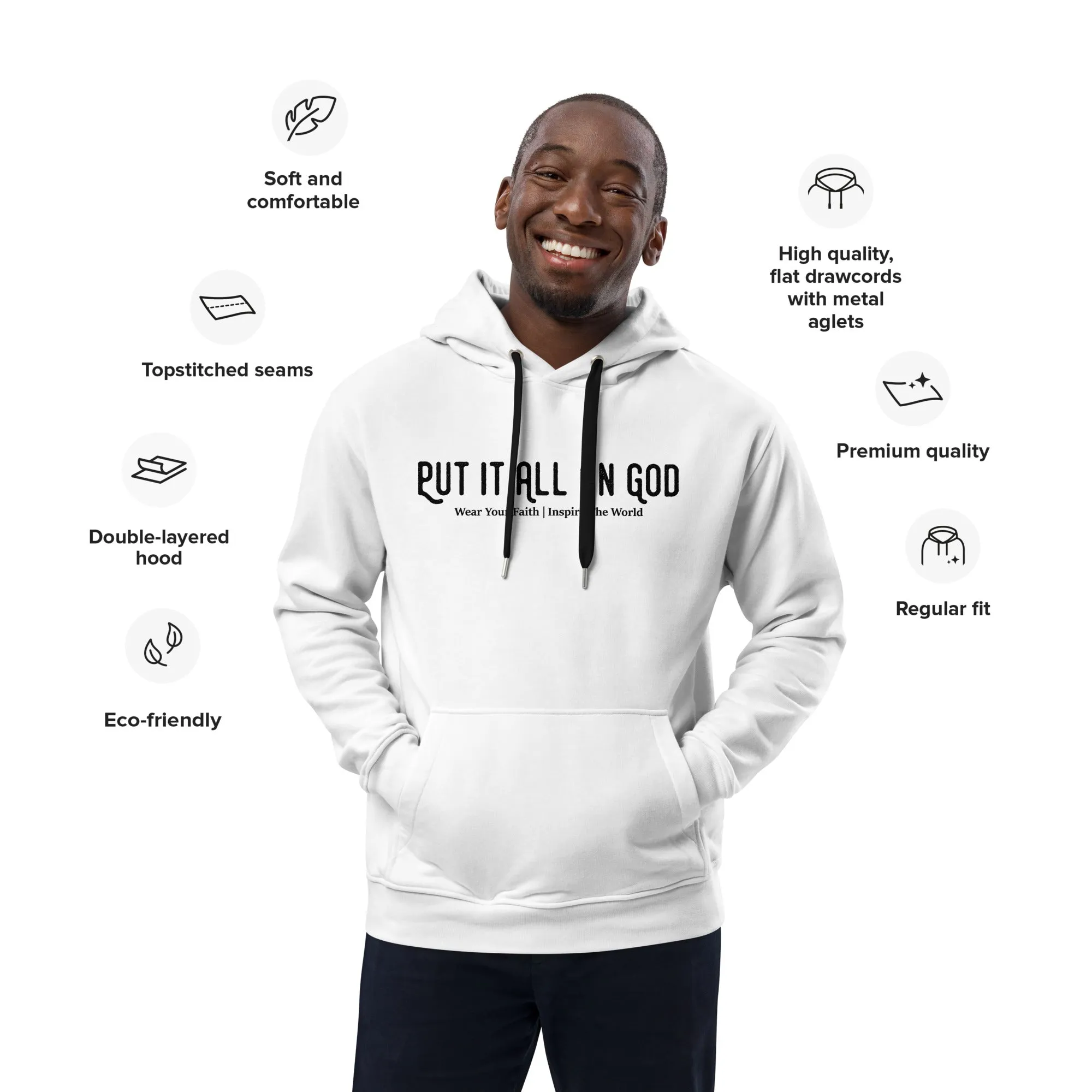 Put It All On God Premium eco hoodie