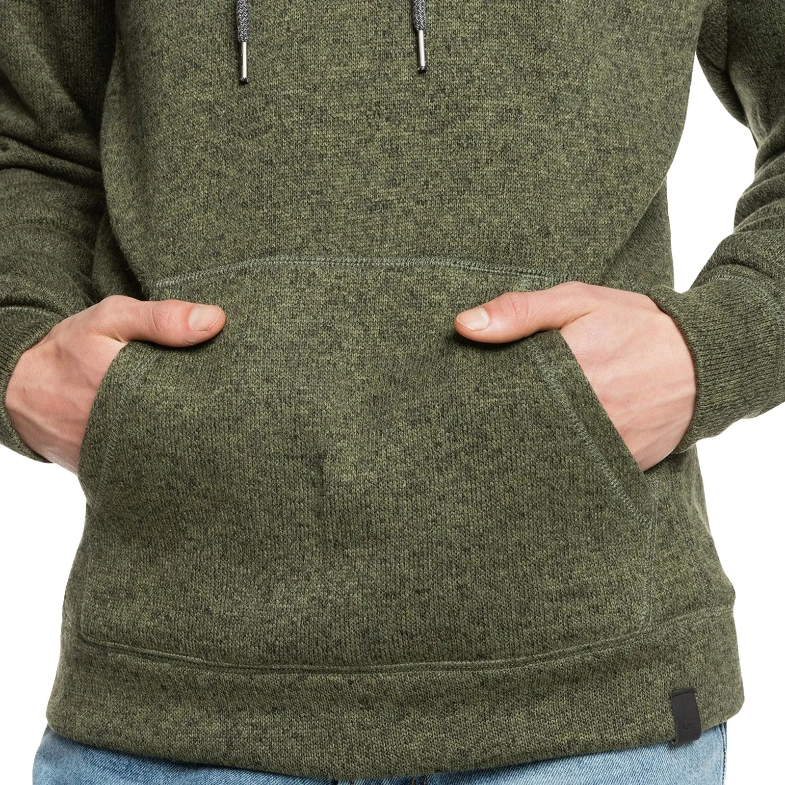 Quiksilver Mens Keller Fleece Lined Hoodie - Green