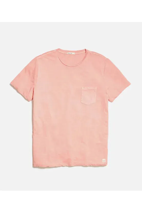 Relaxed Hemp Cotton Tee - Burnt Coral