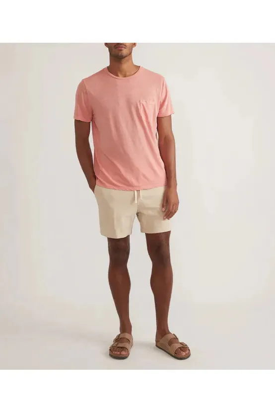 Relaxed Hemp Cotton Tee - Burnt Coral