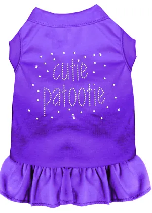 Rhinestone Cutie Patootie Dress Purple Xxxl