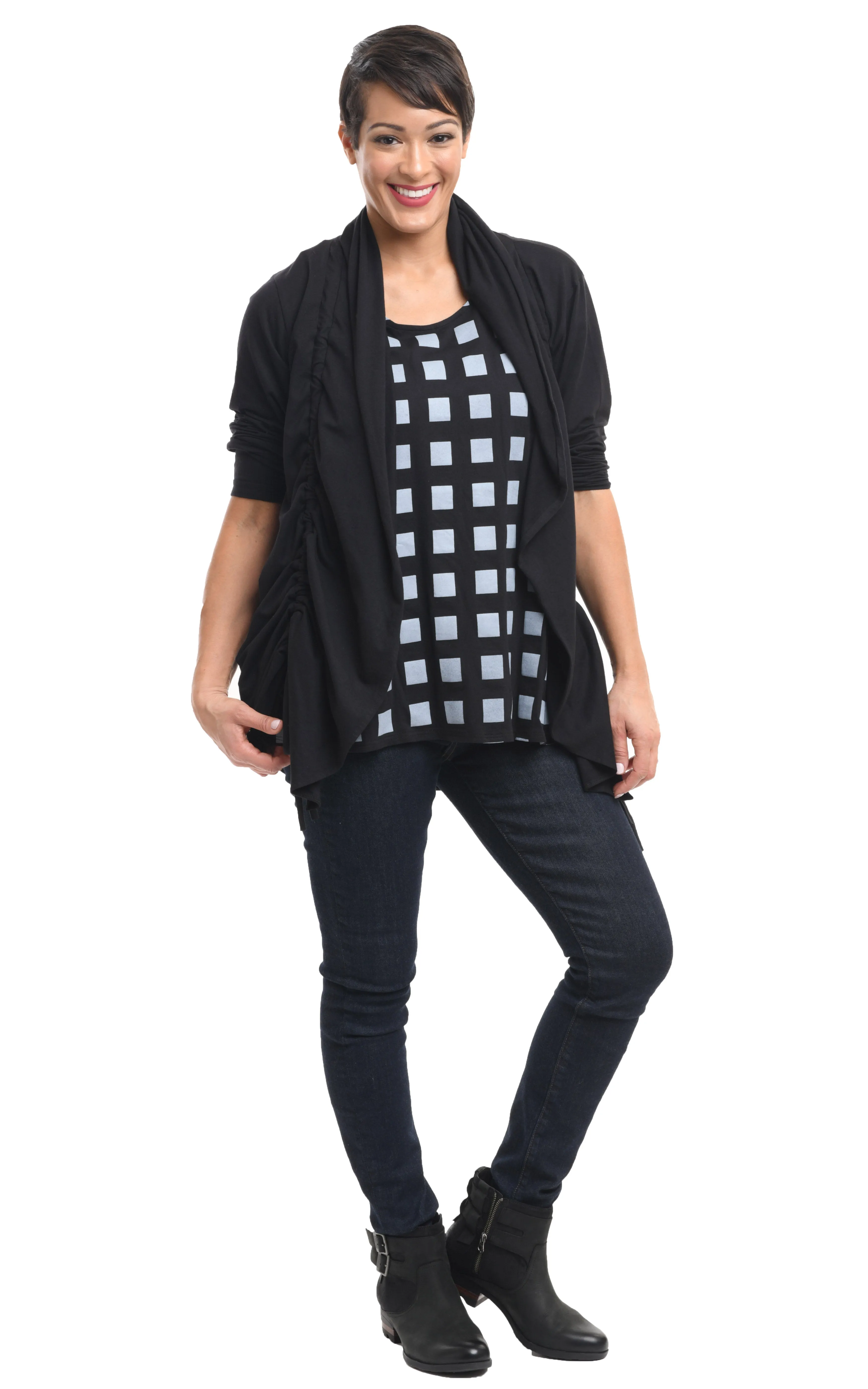 Ryder Womens Cardigan in Black
