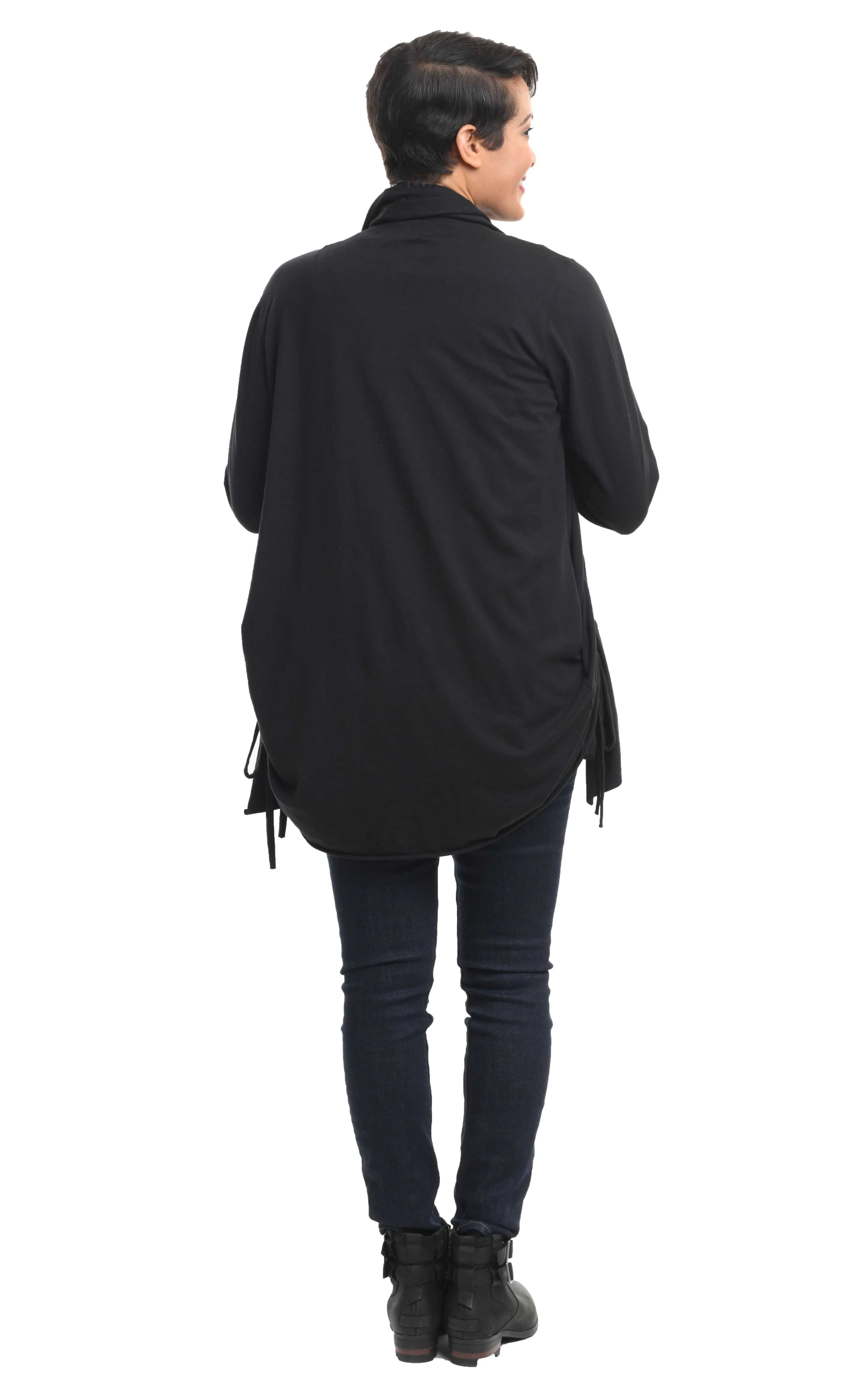 Ryder Womens Cardigan in Black