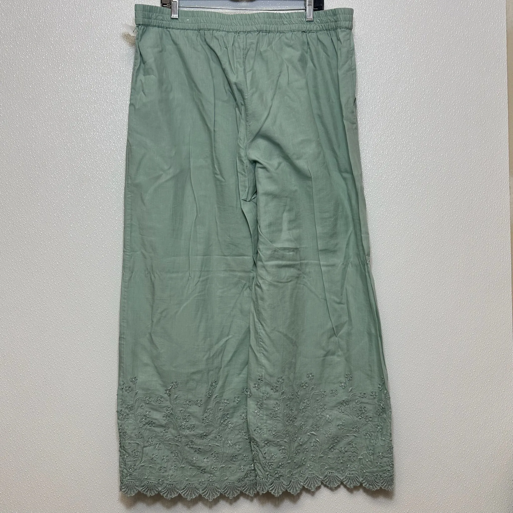 Sage Pants Cropped Soft Surroundings, Size 1x