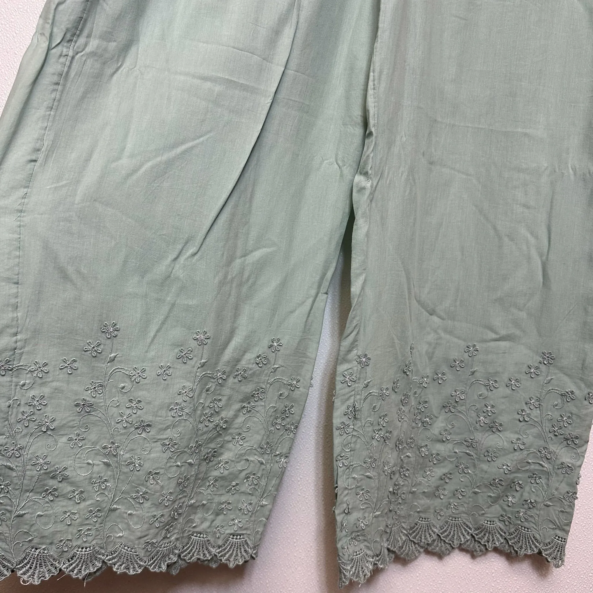 Sage Pants Cropped Soft Surroundings, Size 1x