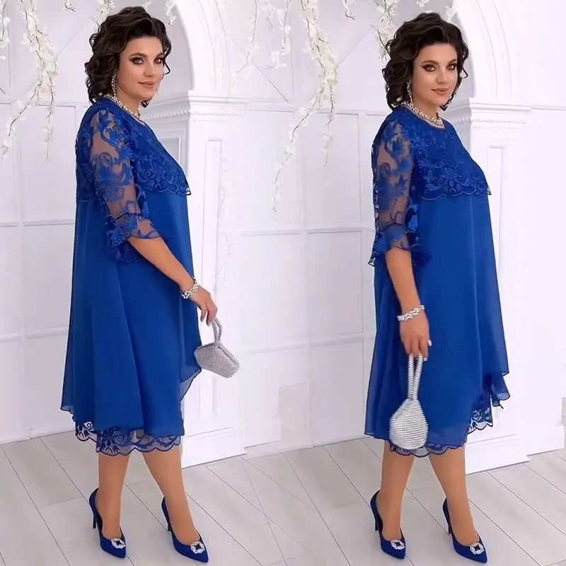 Sheer Breeze Layered Lace Dress