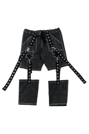 SUSPENDED BONDAGE JEANS