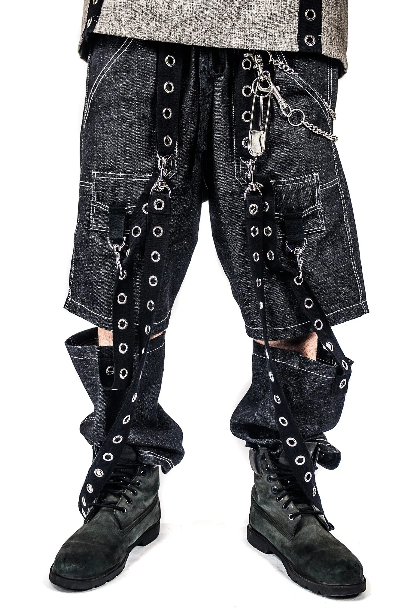 SUSPENDED BONDAGE JEANS