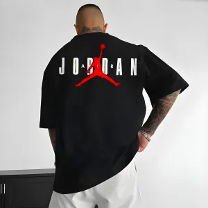 T-Shirt - Jordan Air - Black - Oversized