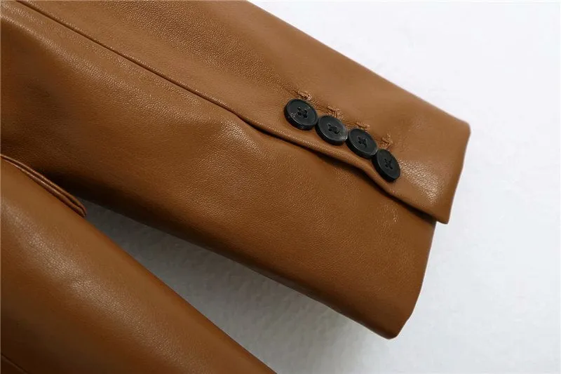VEGAN BLAZER SINGLE BUTTON