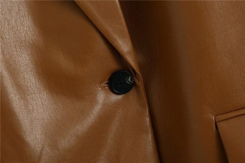 VEGAN BLAZER SINGLE BUTTON