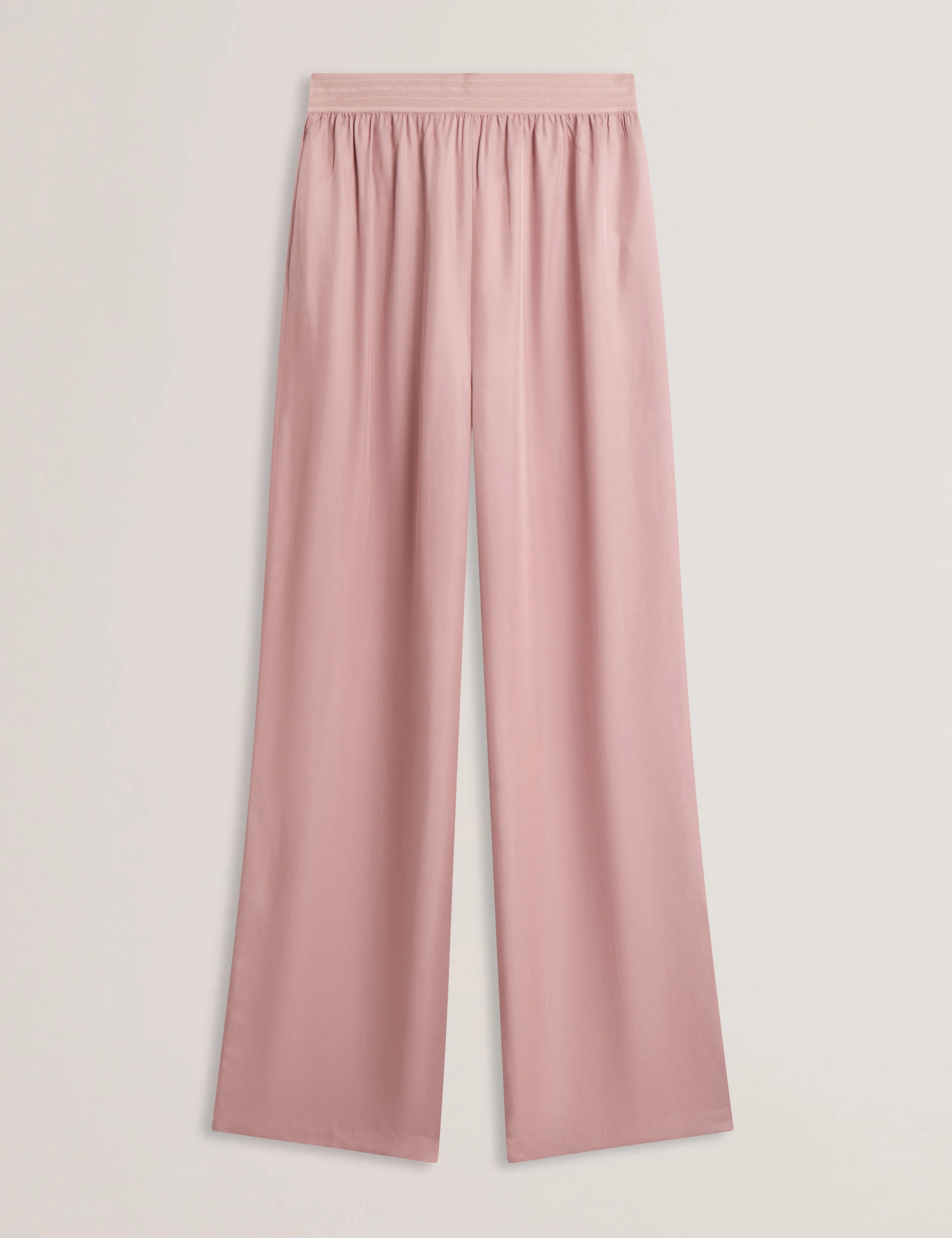 Vinca Cupro Wide Leg Trouser Dusky-Pink