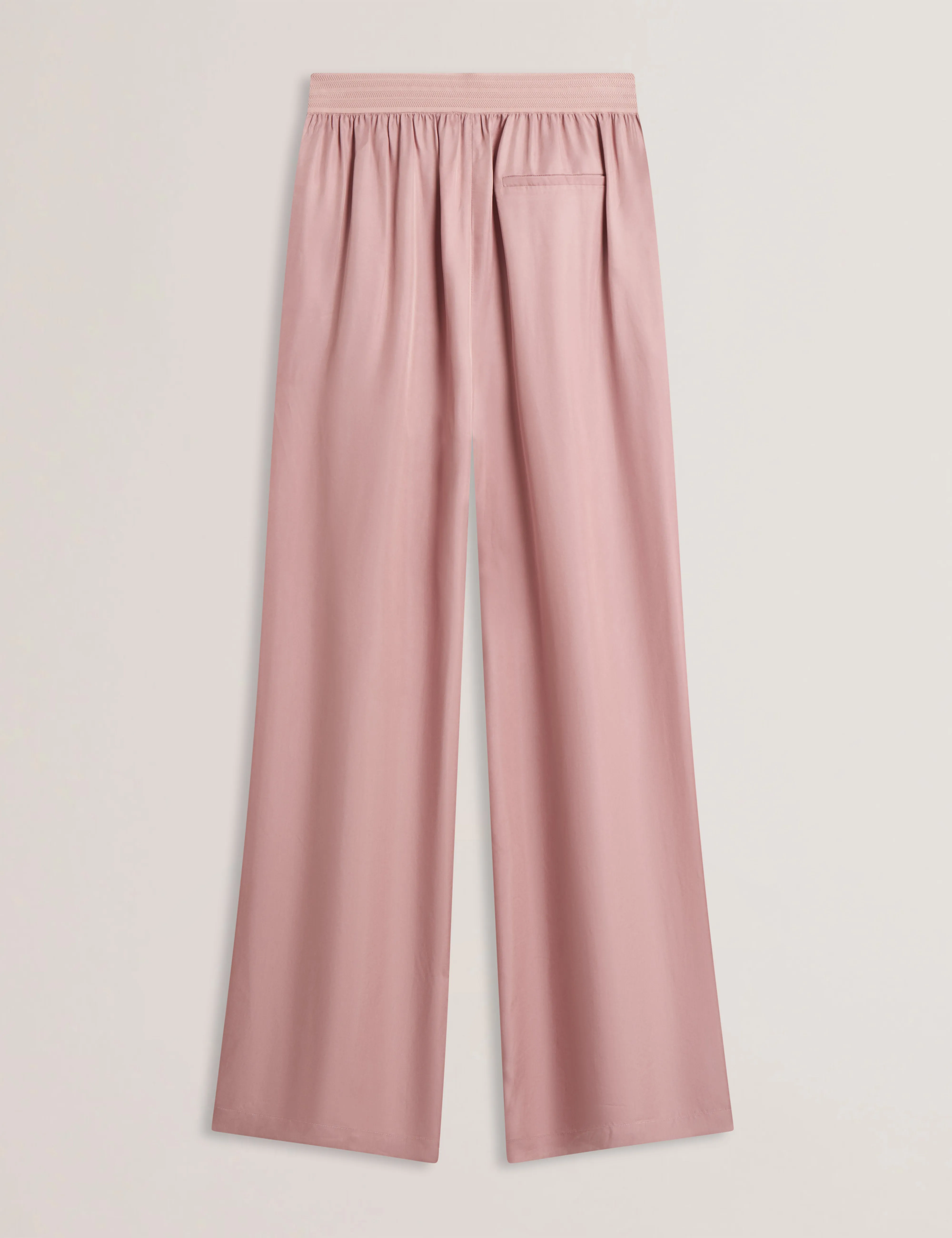 Vinca Cupro Wide Leg Trouser Dusky-Pink