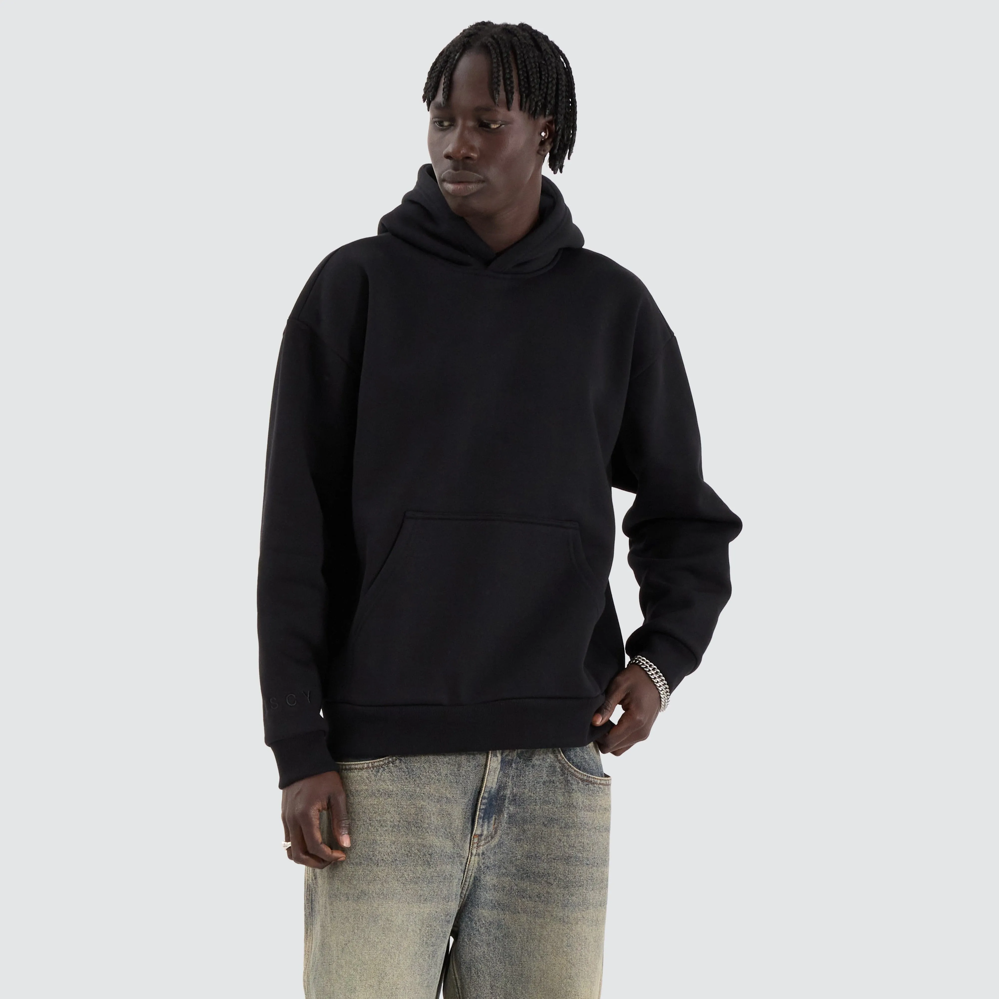 Weyburn Relaxed Hoodie Jet Black