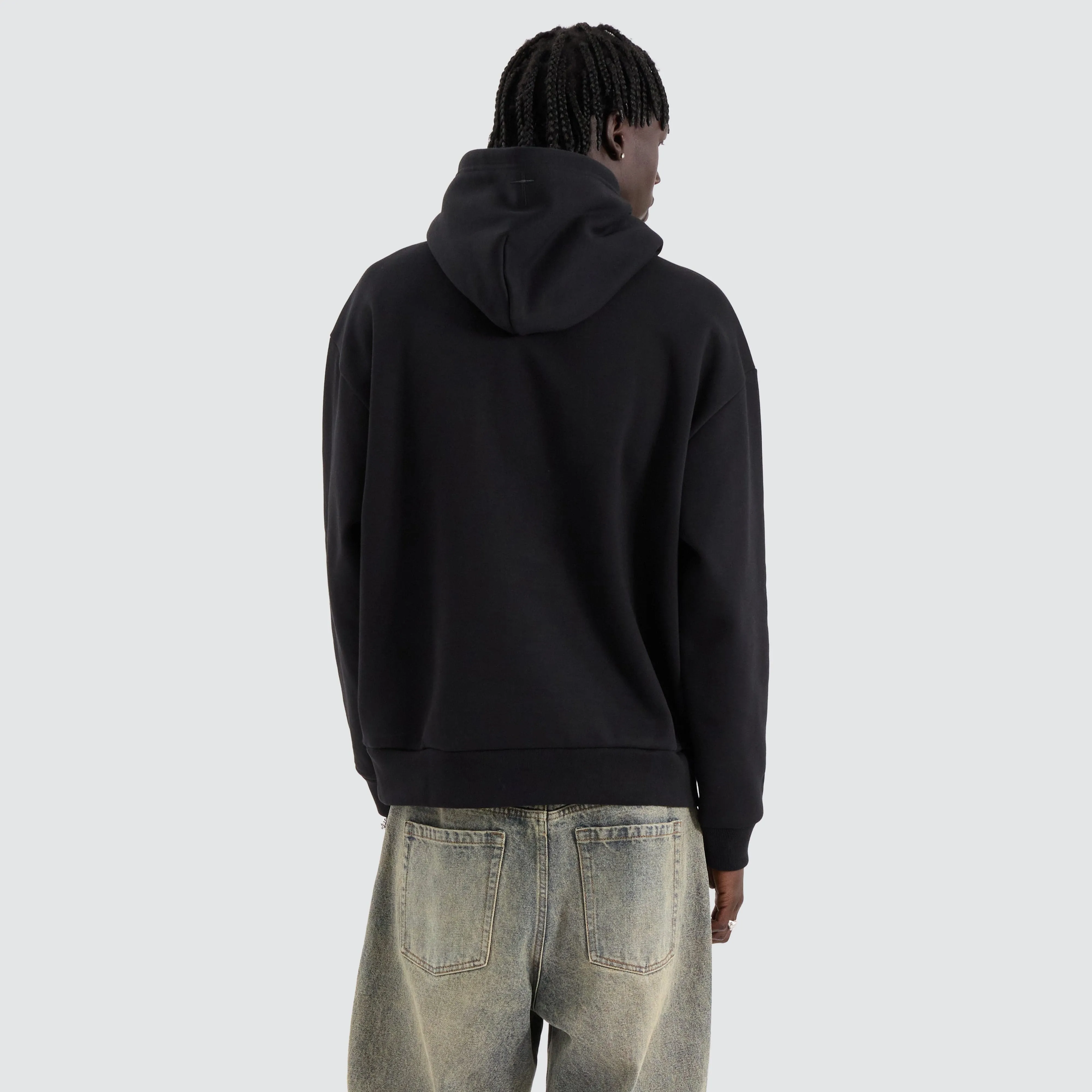 Weyburn Relaxed Hoodie Jet Black