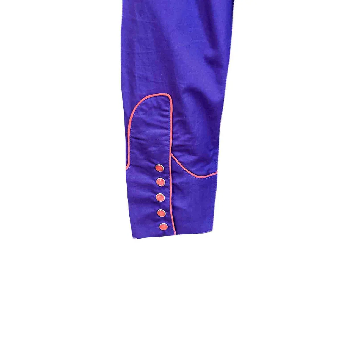 Women's Vintage Western Shirt Collection: Rockmount Fancy Floral Blooms Purple