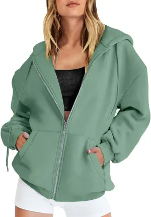 Womens Zip Up Hoodies Long Sleeve Women's Print Long Sleeved Sweatshirt Long Sleeve Pullover Fall Outfits with